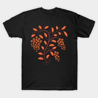 Fantasy flowers and leaves T-Shirt